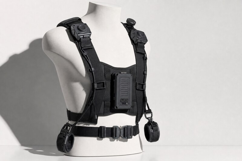 Custom rig modular physical-AI capture stack — concept render