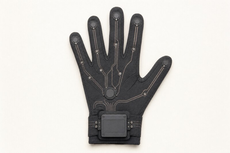 Contact capture R&D tactile glove — concept render